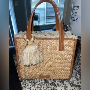 Spartina 449 Straw Dune Satchel Crossbody